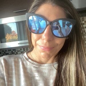 Quay Australia IT'S MY WAY Women's Sunglasses Oversized Cat Eye